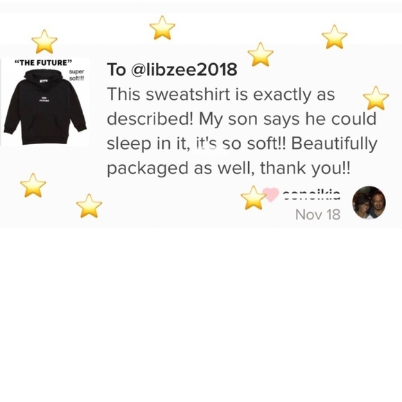 Kid's “THE FUTURE” Hoodie by Sometime Soon NWT Super Soft! - Picture 2 of 6